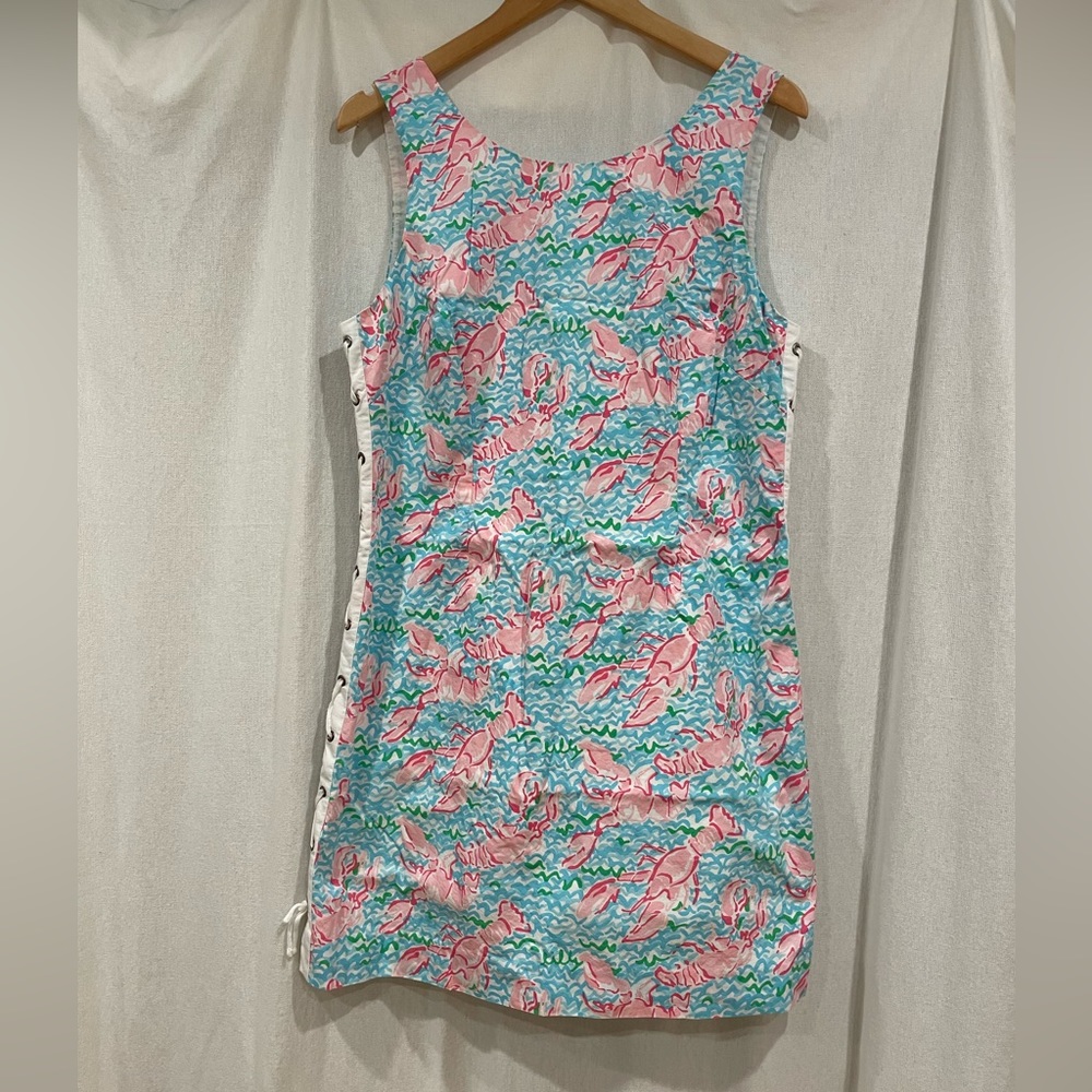 Lobster print Lilly Pulitzer shift dress
